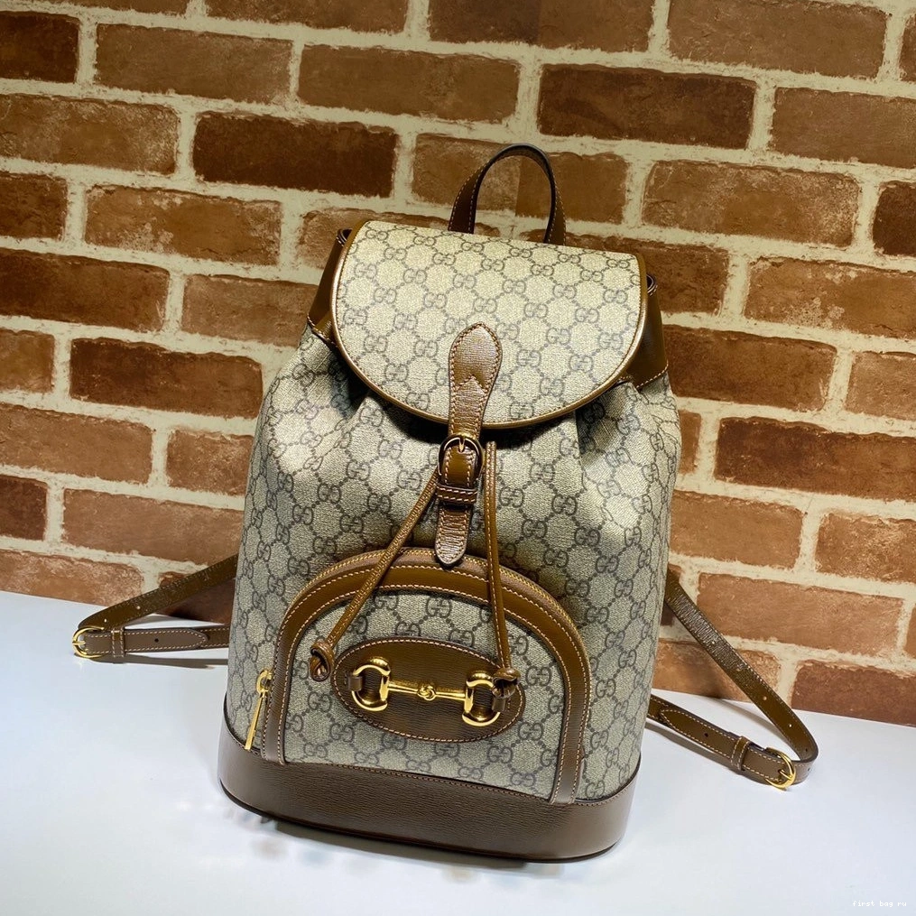 First bag ru Horsebit GUCCI backpack 1955 0814
